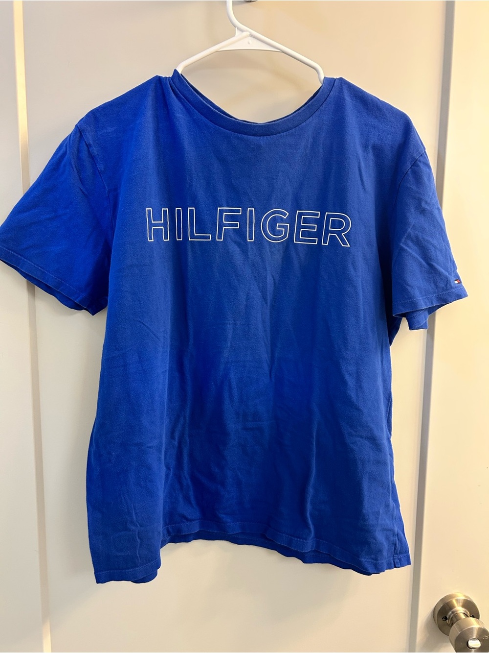 Tommy Hilfiger Bright Blue Short Sleeve Tee - Possibly Men’s or Women’s